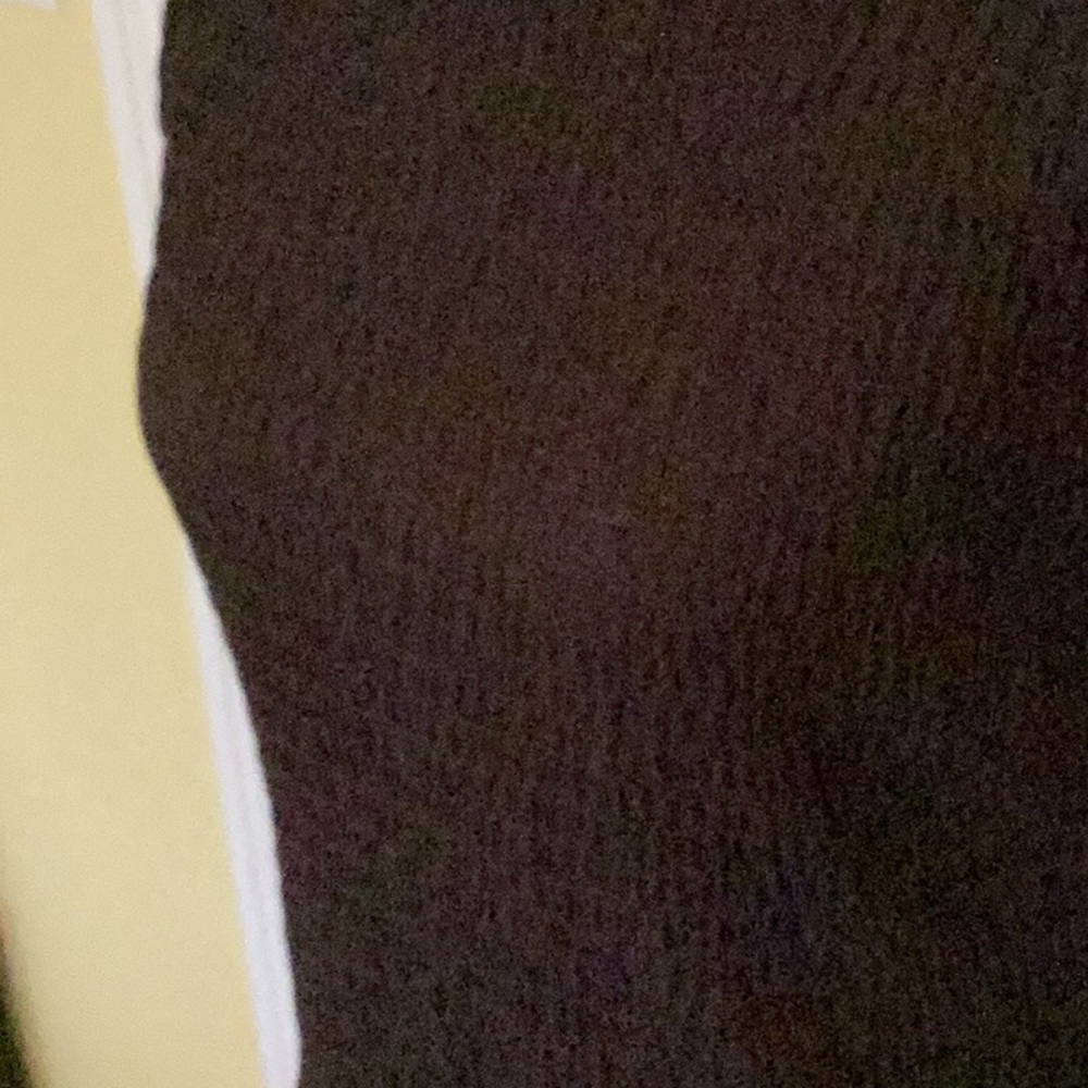 Cache Vintage Espresso Brown Ruched Sleeveless Turtleneck Top - Picture 4 of 11